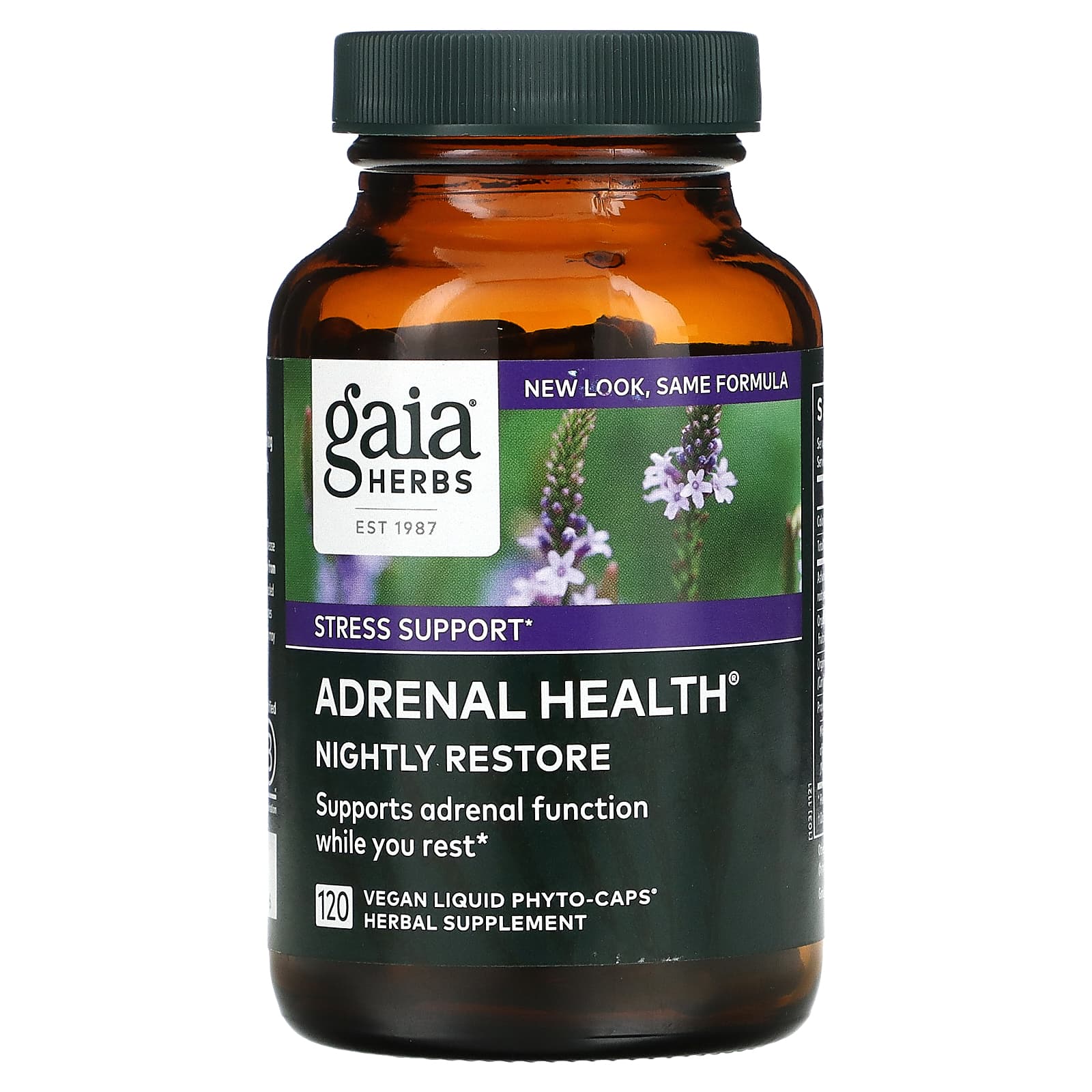 Gaia Herbs, Adrenal Health, Nightly Restore, Liquid Phyto Vegetable Capsules, 120 Tablets
Gaia Herbs, Adrenal Health, Nightly Restore, Liquid Phyto Vegetable Capsules, 120 Tablets