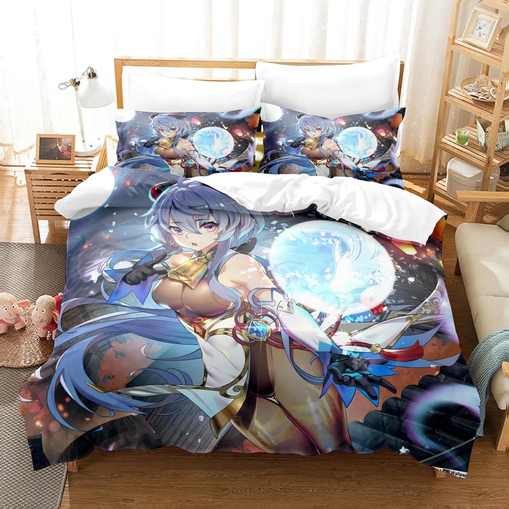 Genshin Impact New 3D Digital Printed Games Three-Piece Bedding Set With Winter Home Polyester Quilt Cover With Cartoon Pattern EU Twin(135x200cm)
Genshin Impact New 3D Digital Printed Games Three-Piece Bedding Set With Winter Home Polyester Quilt Cover With Cartoon Pattern EU Twin(135x200cm)