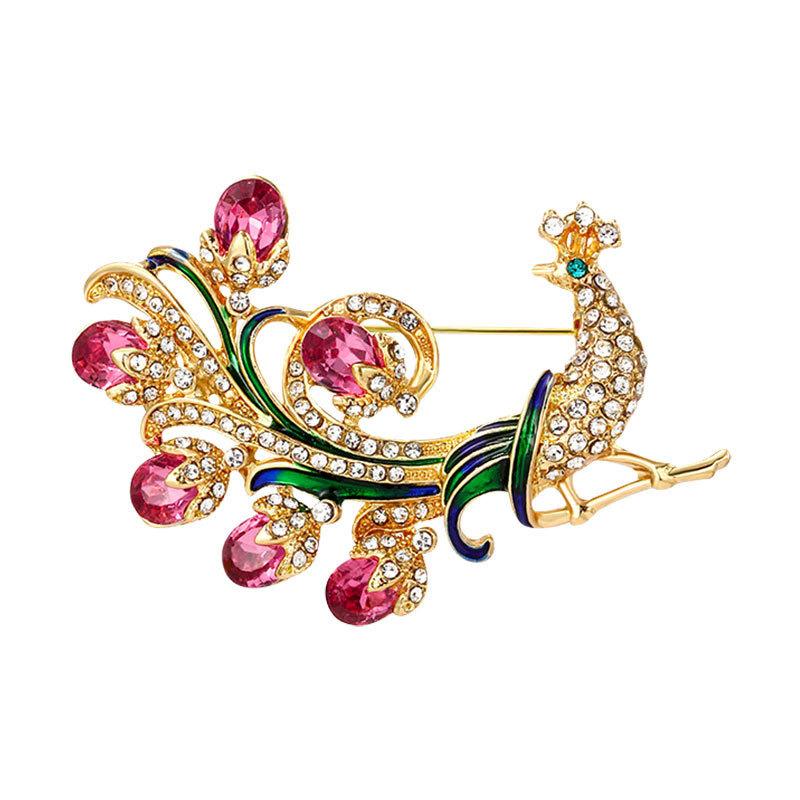 New peacock brooch for women, high-end niche suit accessories, chest flower, exquisite high-end clothing pin
New peacock brooch for women, high-end niche suit accessories, chest flower, exquisite high-end clothing pin