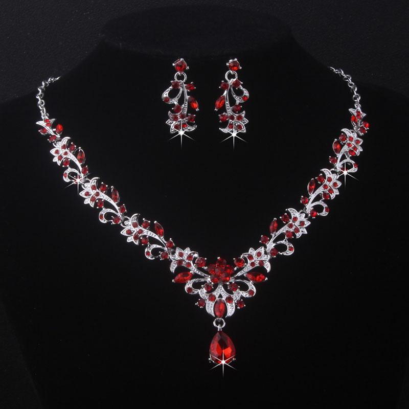 High End Atmospheric Necklace Earring Set, Wedding Bride Accessories, Wedding Dress Set, Blue, Purple, Red Necklace Earrings, Bi
High End Atmospheric Necklace Earring Set, Wedding Bride Accessories, Wedding Dress Set, Blue, Purple, Red Necklace Earrings, Bi