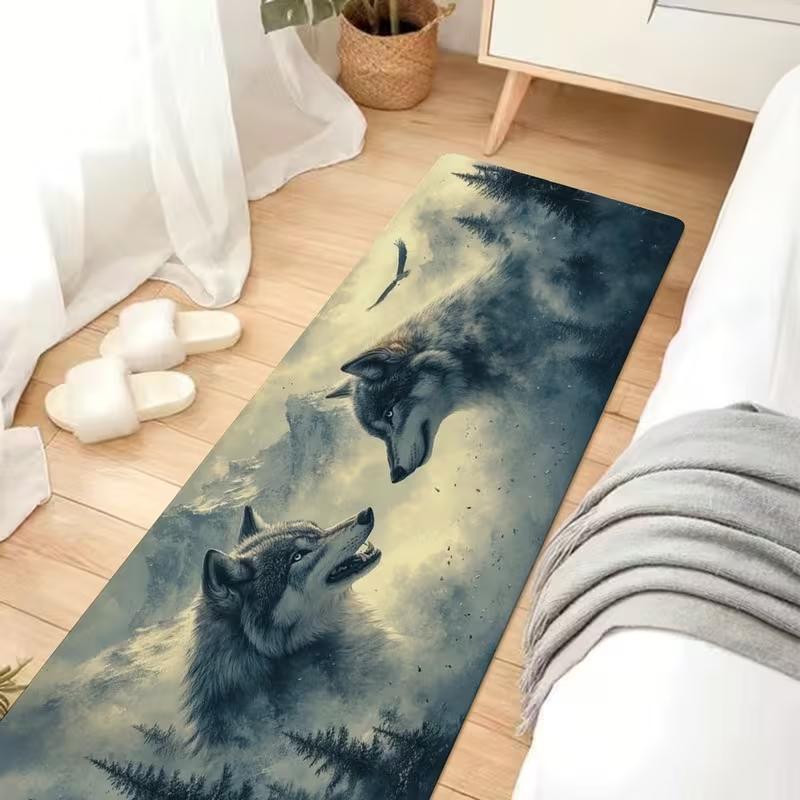 Wolf Theme Kitchen Mat Non-Slip Waterproof Floor Rug for Corridor Bedroom Kitchen Nature/Fantasy Style Home Decor Carpet 40X120CM
Wolf Theme Kitchen Mat Non-Slip Waterproof Floor Rug for Corridor Bedroom Kitchen Nature/Fantasy Style Home Decor Carpet 40X120CM