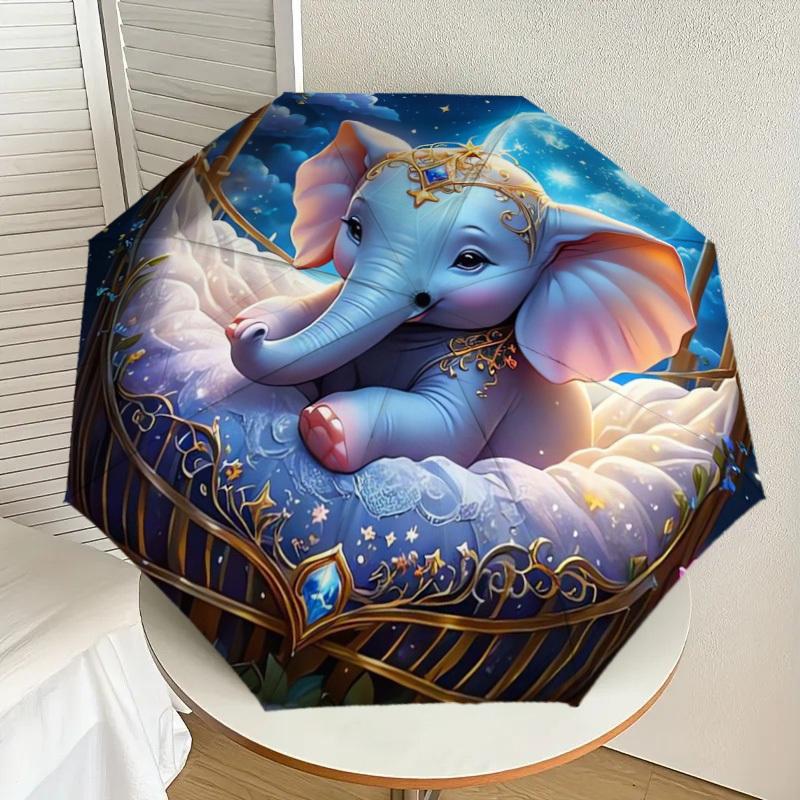 1pc Enchanted Elephant Majesty Umbrella with Plastic Handle,Suitable for All Seasons Home Travel Outdoor UmbrellaDD027
1pc Enchanted Elephant Majesty Umbrella with Plastic Handle,Suitable for All Seasons Home Travel Outdoor UmbrellaDD027
