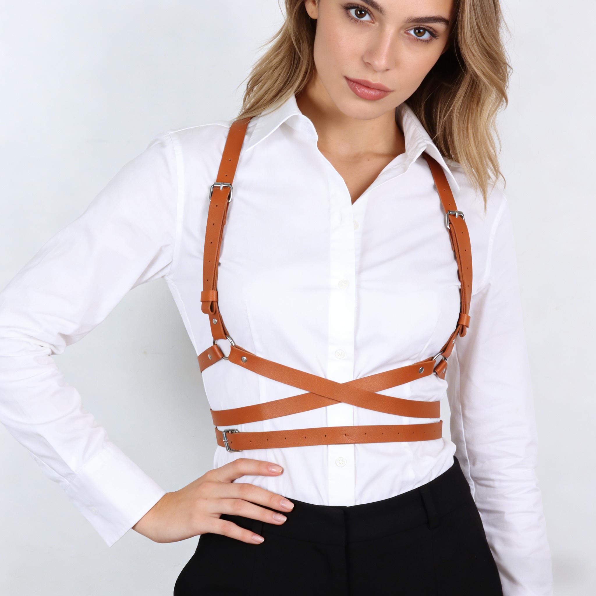 Women s Fashion Body Shaping Strap, Waist to Shoulder PU Leather Body Safety Belt, Gothic Waist Belt, Casual Decoration Belt
Women s Fashion Body Shaping Strap, Waist to Shoulder PU Leather Body Safety Belt, Gothic Waist Belt, Casual Decoration Belt
