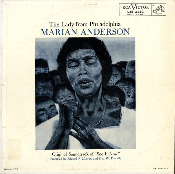 LP Record MARIAN ANDERSON, EDWARD R. MURROW, - The Lady From Philadelphia LM2212 RCA Victor Red 1958 US Classical Used
LP Record MARIAN ANDERSON, EDWARD R. MURROW, - The Lady From Philadelphia LM2212 RCA Victor Red 1958 US Classical Used