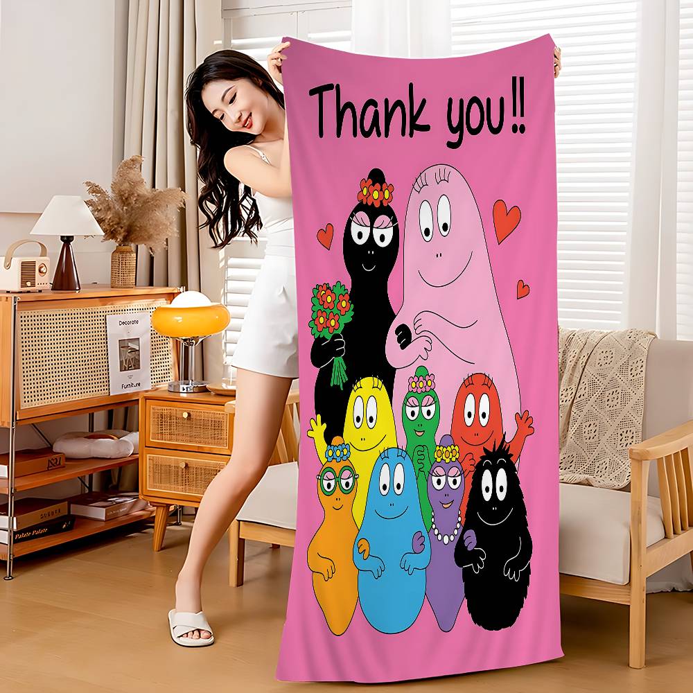 Cartoon B-Barbapapa Anime Beach Swimming Towel Soft Absorbent Washcloth Children s Gifts For Kids Travel Camping Gym W30*H60(CM)
Cartoon B-Barbapapa Anime Beach Swimming Towel Soft Absorbent Washcloth Children s Gifts For Kids Travel Camping Gym W30*H60(CM)