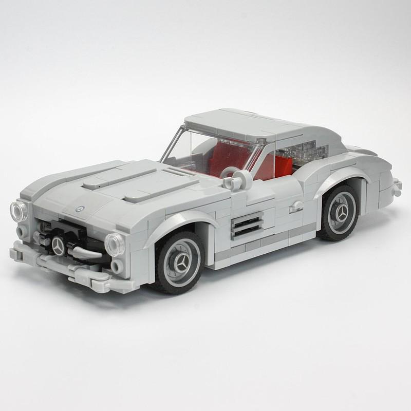Cross-border MOC 119245-300 SL Gullwing Convertible Sports Car Building Kit Compatible with Lego
Cross-border MOC 119245-300 SL Gullwing Convertible Sports Car Building Kit Compatible with Lego