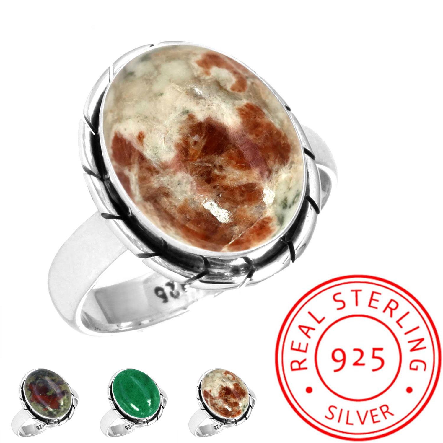 925 Sterling Silver Ring Women Gemstone Handmade Jewelry Halloween Gift Dragon Blood Jasper Garnet In Limestone Kiwi Quartz Victorian 5
925 Sterling Silver Ring Women Gemstone Handmade Jewelry Halloween Gift Dragon Blood Jasper Garnet In Limestone Kiwi Quartz Victorian 5