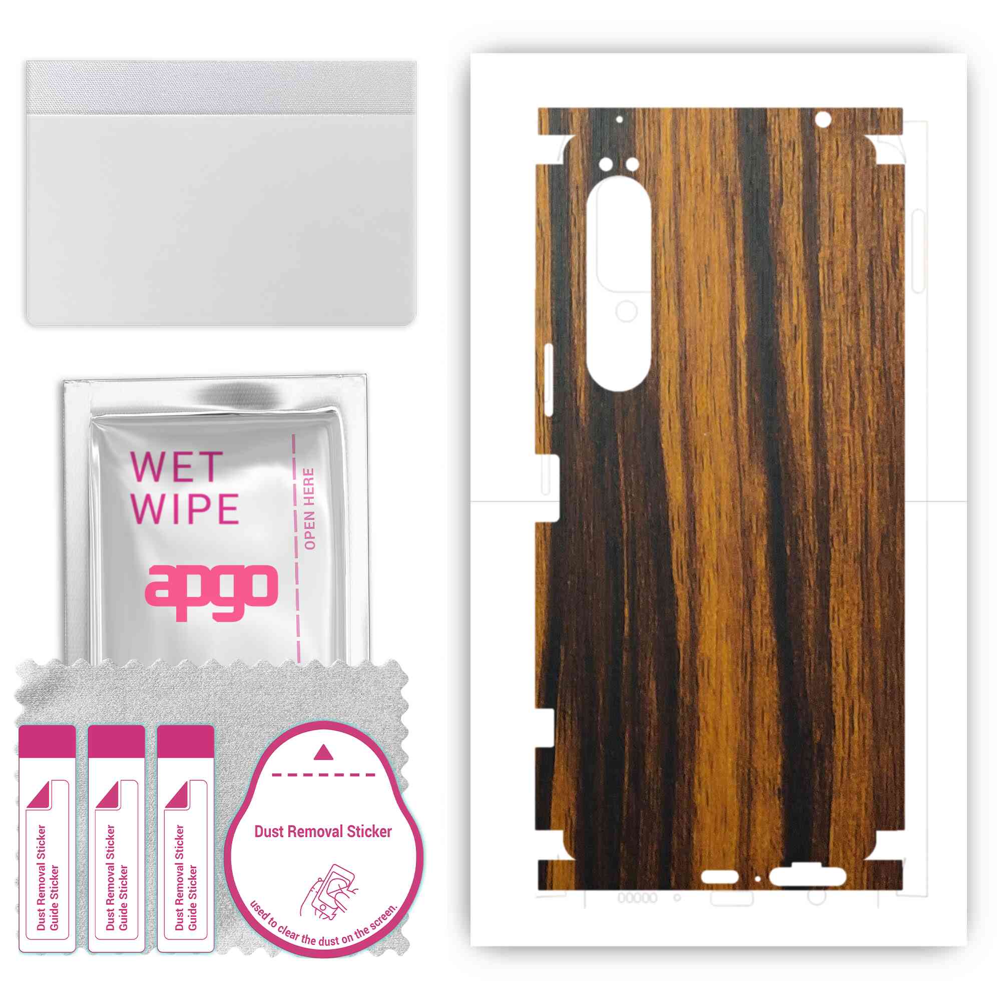 apgo Protective Skin Sticker for the back+sides compatible with Sony Xperia 1 IV, Full Wrap Film, Foil, Vinyl - Pattern Tigerwood
apgo Protective Skin Sticker for the back+sides compatible with Sony Xperia 1 IV, Full Wrap Film, Foil, Vinyl - Pattern Tigerwood