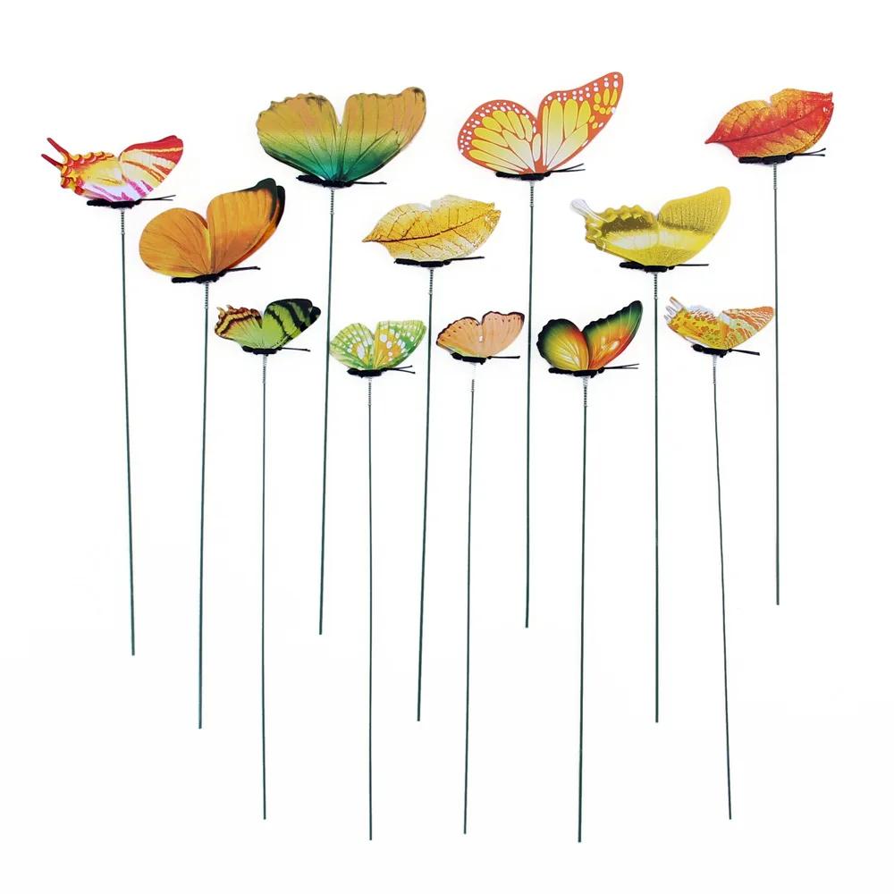 12pcs/set Colorful Butterflies Garden Stake Yard Planter Butterfly Stakes Decoracion Outdoor Decor Flower Pots Decoration жёлтый
12pcs/set Colorful Butterflies Garden Stake Yard Planter Butterfly Stakes Decoracion Outdoor Decor Flower Pots Decoration жёлтый
