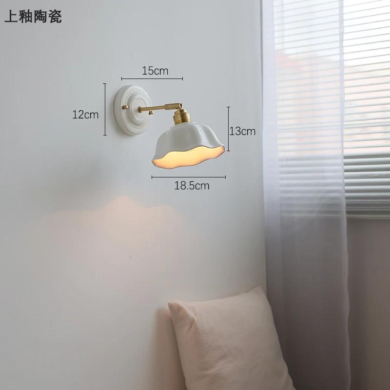 2024 Новый современный светодиодный настенный светильник с керамическим навесом, абажуром, медной розеткой для спальни, ванной комнаты, зеркала, лестницы, светильник для дома, в помещении
2024 Новый современный светодиодный настенный светильник с керамическим навесом, абажуром, медной розеткой для спальни, ванной комнаты, зеркала, лестницы, светильник для дома, в помещении