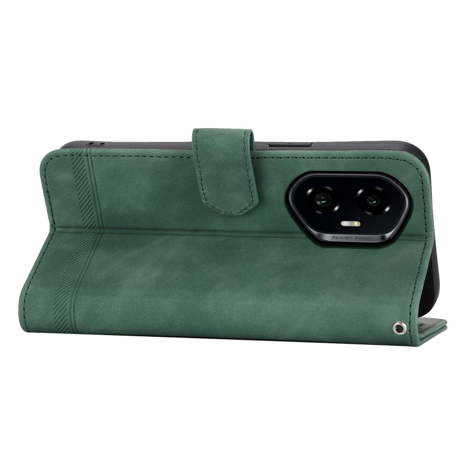 DIERFENG DF-03 For Honor 300 Leather Case Lines Imprint Wallet Phone Cover Green
DIERFENG DF-03 For Honor 300 Leather Case Lines Imprint Wallet Phone Cover Green