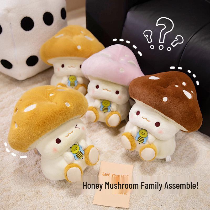 Adorable Bee Shiitake Mushroom Plush Toy - Cute Cartoon Doll & Kids Sleeping Pillow 30cm (0.32kg)
Adorable Bee Shiitake Mushroom Plush Toy - Cute Cartoon Doll & Kids Sleeping Pillow 30cm (0.32kg)
