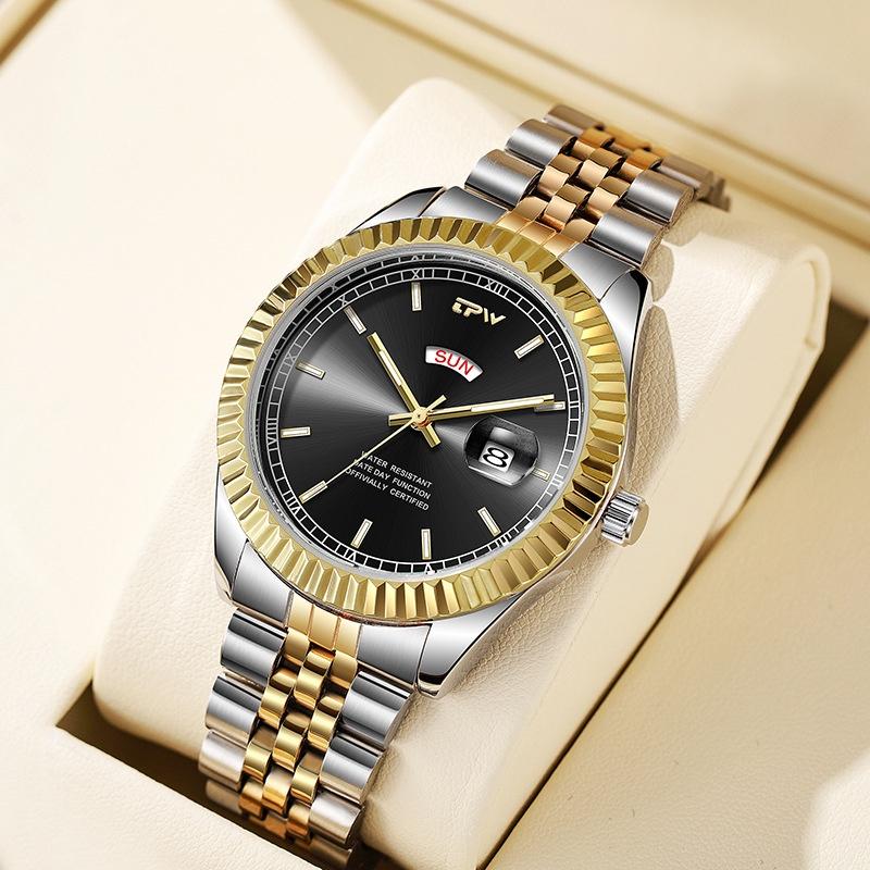 Men s Stainless Steel Strap Business Big Dial Calendar Week Waterproof Watch K5122 StyleC
Men s Stainless Steel Strap Business Big Dial Calendar Week Waterproof Watch K5122 StyleC