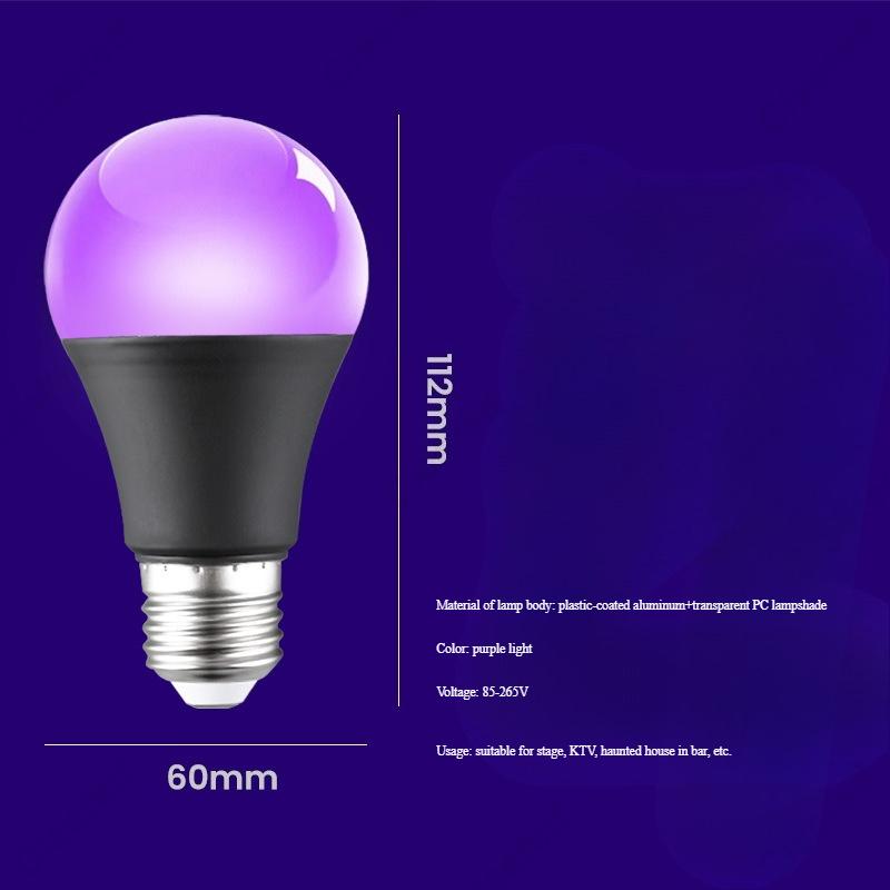 A19Black Light Purple Light UV Fluorescent Ball Bubble Bar Stage Party Background Atmosphere Lights Holiday Decorative Lights12W AC 85-265V
A19Black Light Purple Light UV Fluorescent Ball Bubble Bar Stage Party Background Atmosphere Lights Holiday Decorative Lights12W AC 85-265V