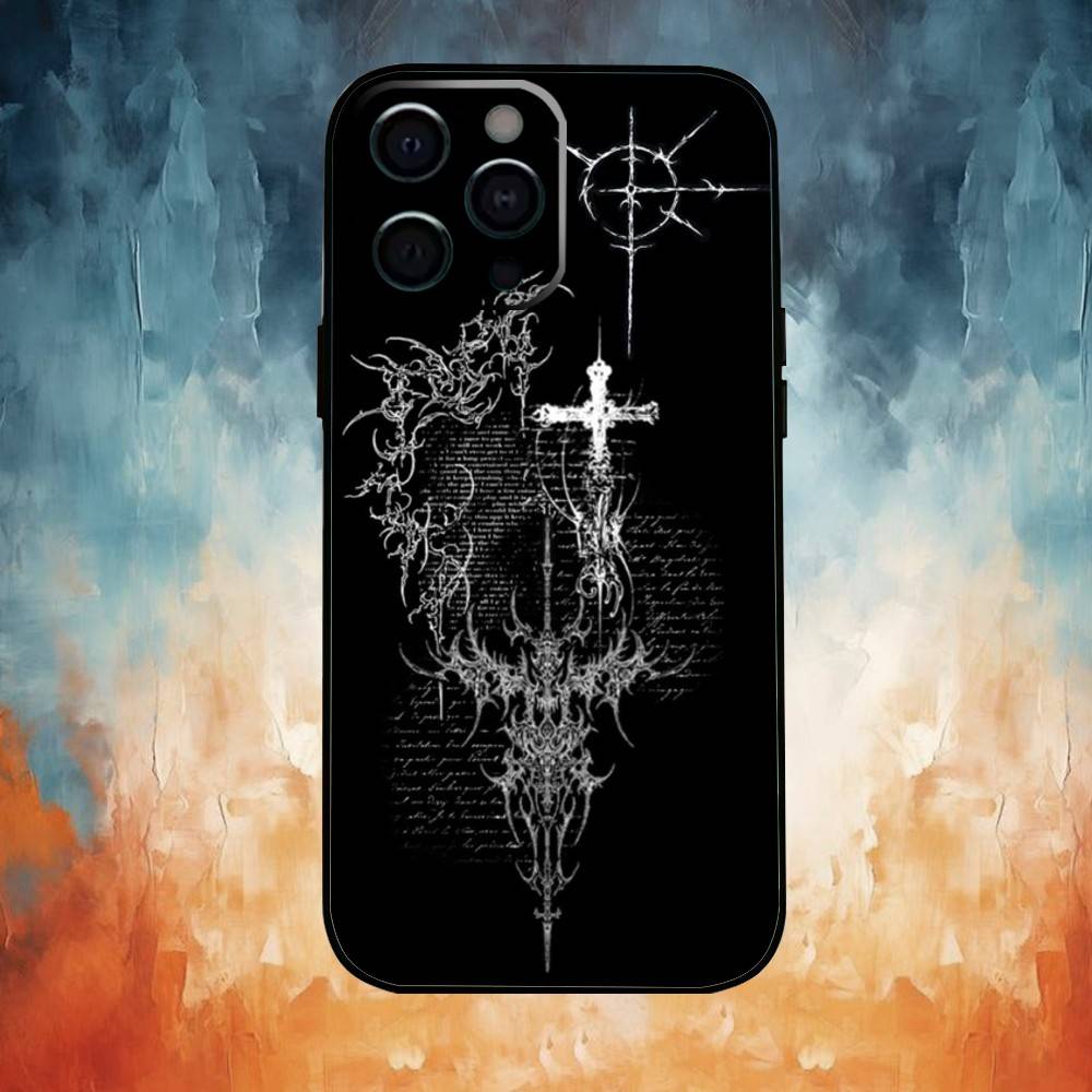 Gothic Cyber Sigil Cross Phone Case For iPhone 17,16,15,14,13,12,11 Plus,Pro,Max,XS Silicone Soft Cover iPhone16
Gothic Cyber Sigil Cross Phone Case For iPhone 17,16,15,14,13,12,11 Plus,Pro,Max,XS Silicone Soft Cover iPhone16