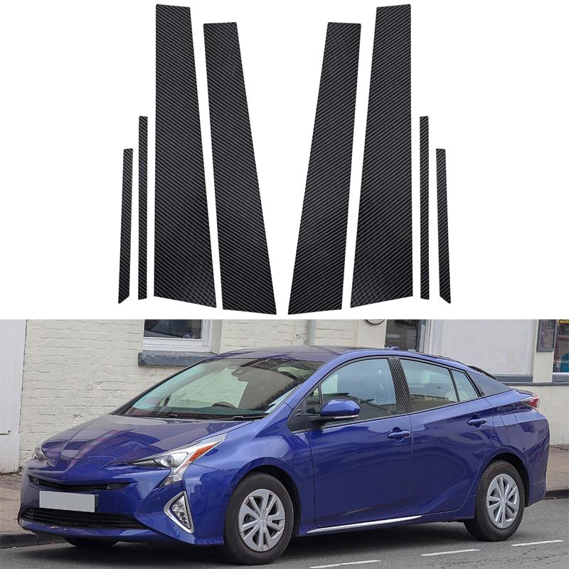 8 шт., черные наклейки на стойки из углеродного волокна, подходят для Toyota Prius 2016-2022, комплекты внешних обшивок для окон и дверей автомобиля, аксессуары углеродного волокна черного
8 шт., черные наклейки на стойки из углеродного волокна, подходят для Toyota Prius 2016-2022, комплекты внешних обшивок для окон и дверей автомобиля, аксессуары углеродного волокна черного