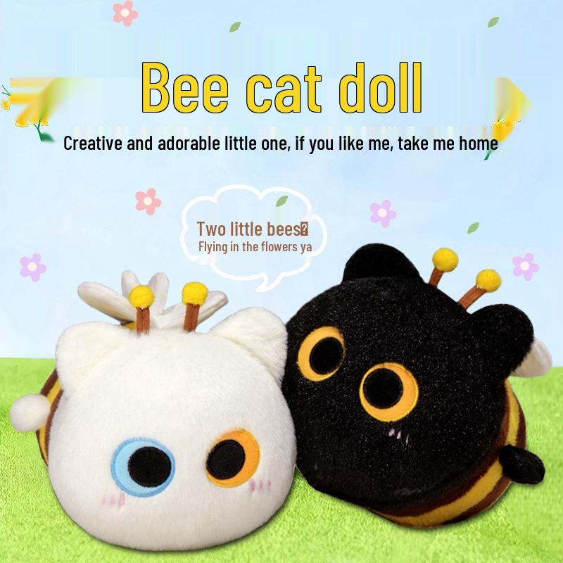 Cartoon Cat Bee Transformation Plush Toy Doll - Cute Cat Honey Doll Pillow for Kids 26cm чорний
Cartoon Cat Bee Transformation Plush Toy Doll - Cute Cat Honey Doll Pillow for Kids 26cm чорний