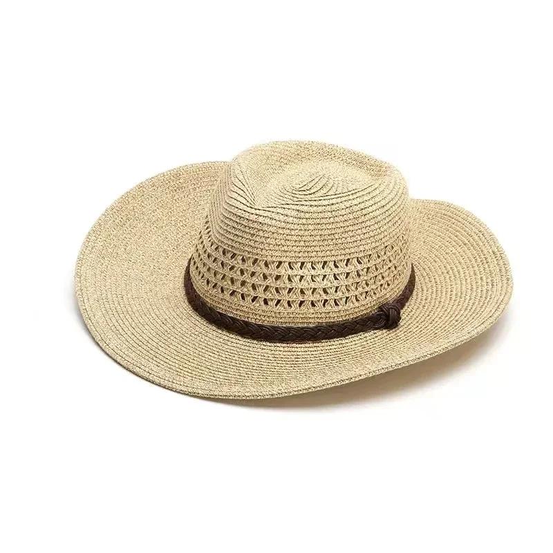 Top Quality Man Hollow Straw Hat Wide Brim Beach Foldable Cap Big Bone Size Plus Size Sun Protection Fedora Hat 58CM 60CM 62CM M(56-58CM)
Top Quality Man Hollow Straw Hat Wide Brim Beach Foldable Cap Big Bone Size Plus Size Sun Protection Fedora Hat 58CM 60CM 62CM M(56-58CM)