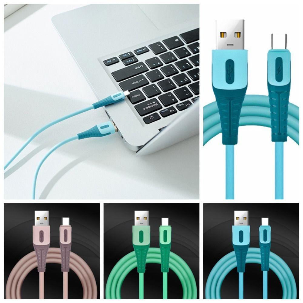 USB Type C USB C Liquid Soft Silicone Data Cord Liquid USB TYPE-C Data Line USB C pink-1m
USB Type C USB C Liquid Soft Silicone Data Cord Liquid USB TYPE-C Data Line USB C pink-1m