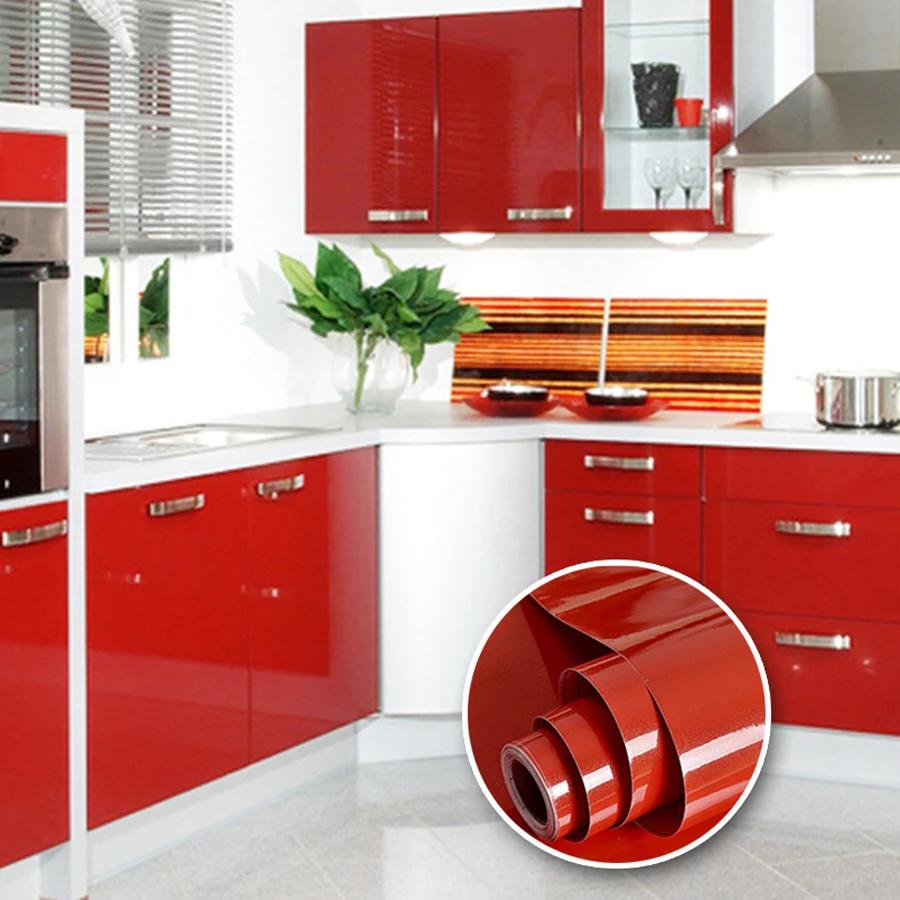 Bright Red Waterproof Wallpaper Old Furniture Refurbished Stickers Kitchen Cabinets Self-Adhesive Solid Color Wall Paper 1m x 40cm
Bright Red Waterproof Wallpaper Old Furniture Refurbished Stickers Kitchen Cabinets Self-Adhesive Solid Color Wall Paper 1m x 40cm
