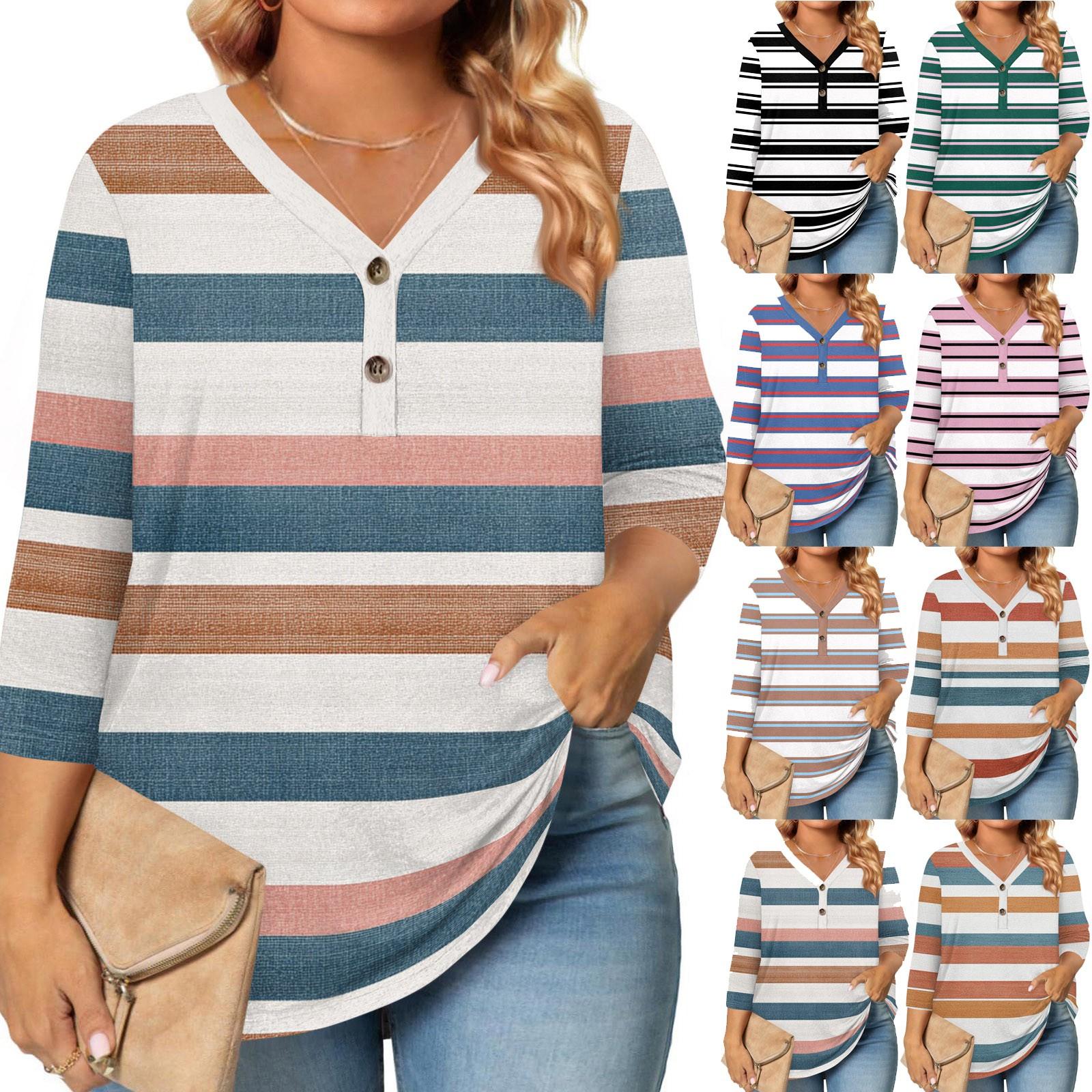 3/4 Length Sleeve Womens Tops Plus Size Button Down V Neck Shirts Blouses Casual Print Loose XXXL синий
3/4 Length Sleeve Womens Tops Plus Size Button Down V Neck Shirts Blouses Casual Print Loose XXXL синий