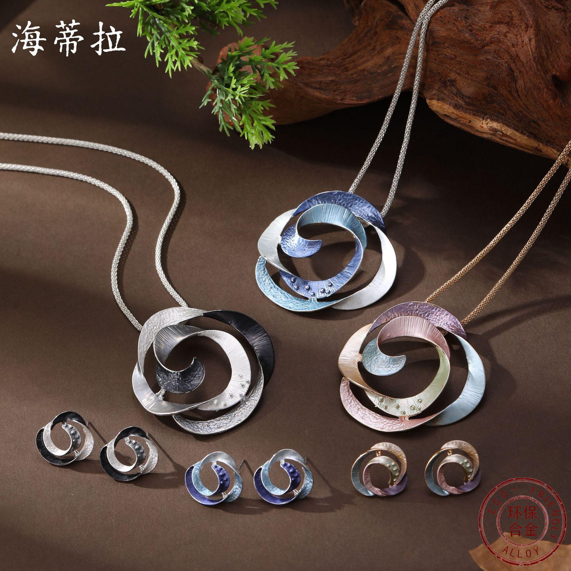 New enamel color hollow rose stud earrings pendant set, women s fashion versatile flower neck necklace
New enamel color hollow rose stud earrings pendant set, women s fashion versatile flower neck necklace
