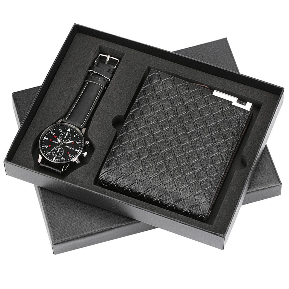 Men s Gift Set Exquisite Packaging Watch+Wallet Set Creative Combination Set черный коричневый
Men s Gift Set Exquisite Packaging Watch+Wallet Set Creative Combination Set черный коричневый