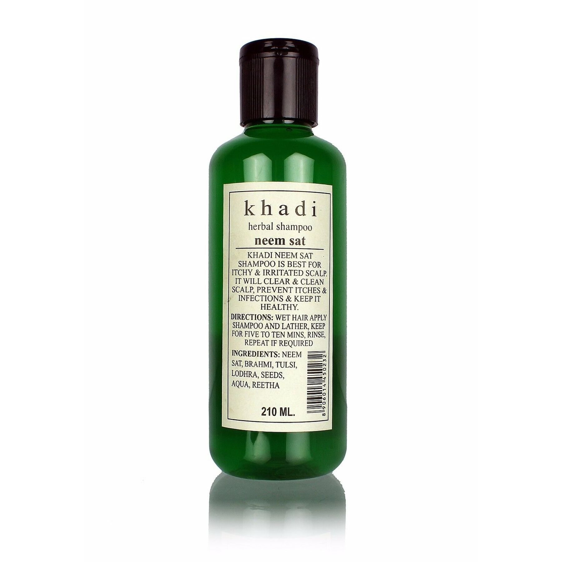 Khadi Natural Herbal Shampoo Очищающее средство для волос, 210 мл Neem Sat, 210ML
Khadi Natural Herbal Shampoo Очищающее средство для волос, 210 мл Neem Sat, 210ML