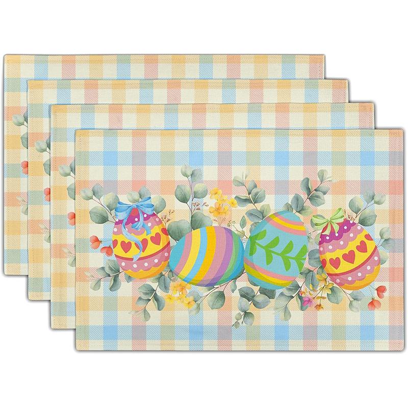 Cute Bunny Placemats Spring Floral Table Decor Dinner Mat Non-Slip Heat Resistant Tableware Pad for Kids Room Tea Party Decor 4PC-30X45cm
Cute Bunny Placemats Spring Floral Table Decor Dinner Mat Non-Slip Heat Resistant Tableware Pad for Kids Room Tea Party Decor 4PC-30X45cm