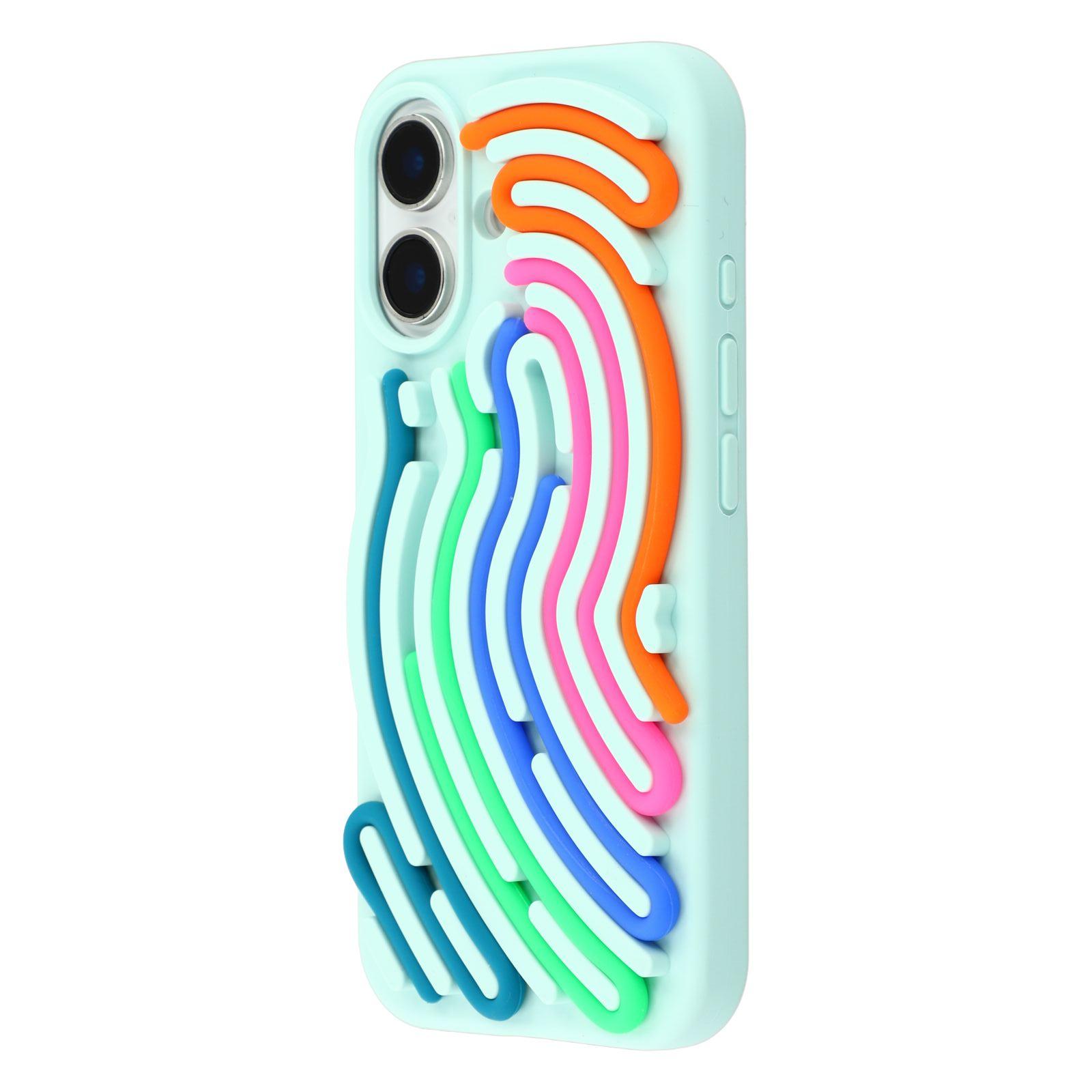 For iPhone 16 Case 3D Stress Relief DIY Colorful Bar Silicone PC Phone Cover Arc Stripe Black
For iPhone 16 Case 3D Stress Relief DIY Colorful Bar Silicone PC Phone Cover Arc Stripe Black