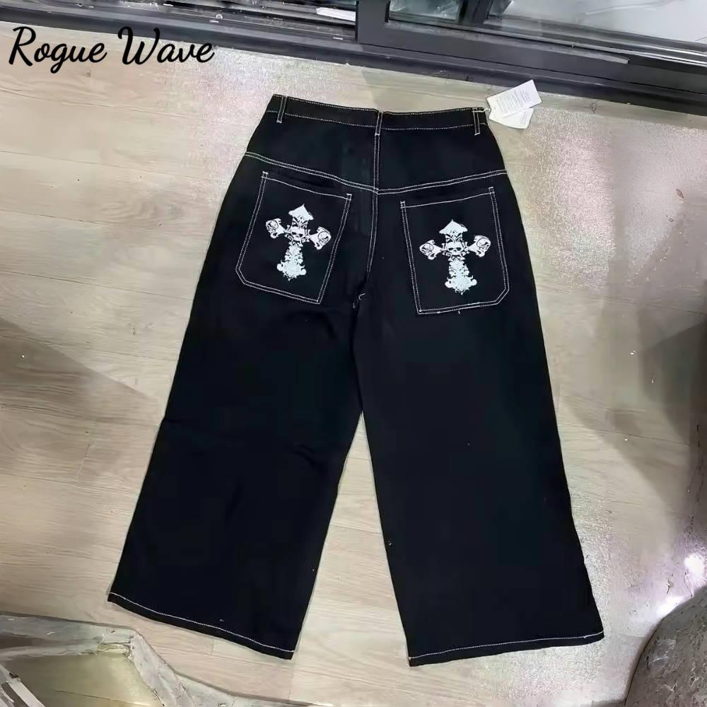 RogueWave Fashion Хип-хоп Мешковатые Джинсы Y2K Готическая Вышивка Панк Прямые Широкие Джинсовые Брюки M чёрный
RogueWave Fashion Хип-хоп Мешковатые Джинсы Y2K Готическая Вышивка Панк Прямые Широкие Джинсовые Брюки M чёрный