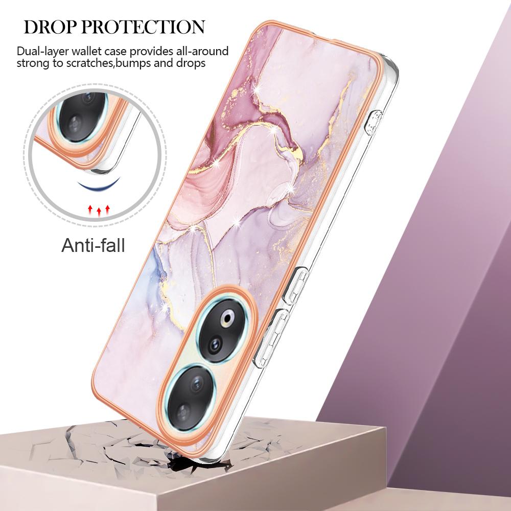 For Honor 90 TPU Case with IMD Marble Pattern Electroplated Back Cover Green 003
For Honor 90 TPU Case with IMD Marble Pattern Electroplated Back Cover Green 003