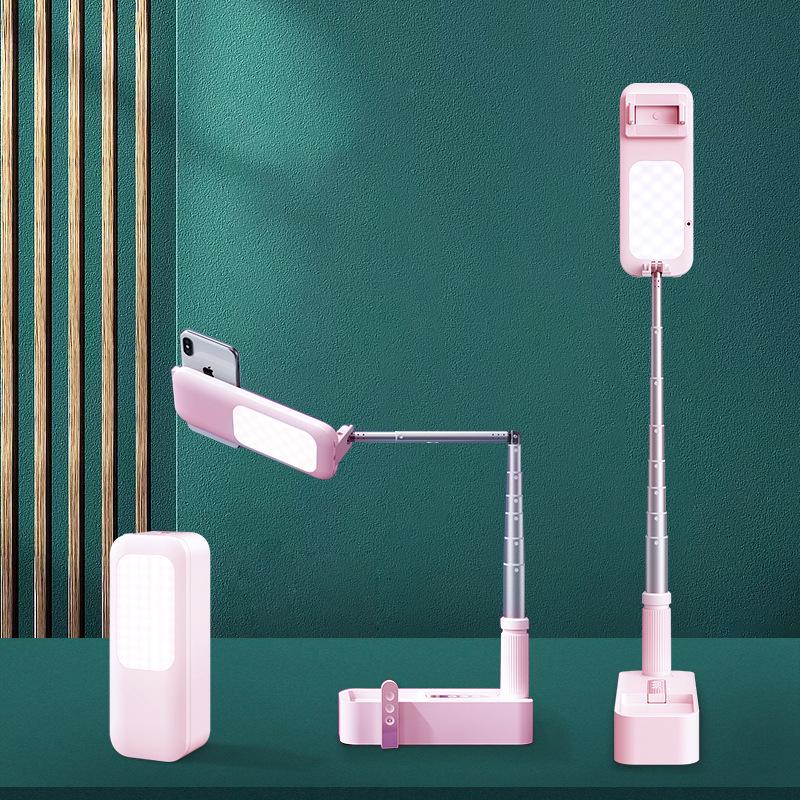 Adjustable 1.3m Outdoor Live Streaming Stand with Beauty Fill Light and Wireless Features розовый
Adjustable 1.3m Outdoor Live Streaming Stand with Beauty Fill Light and Wireless Features розовый