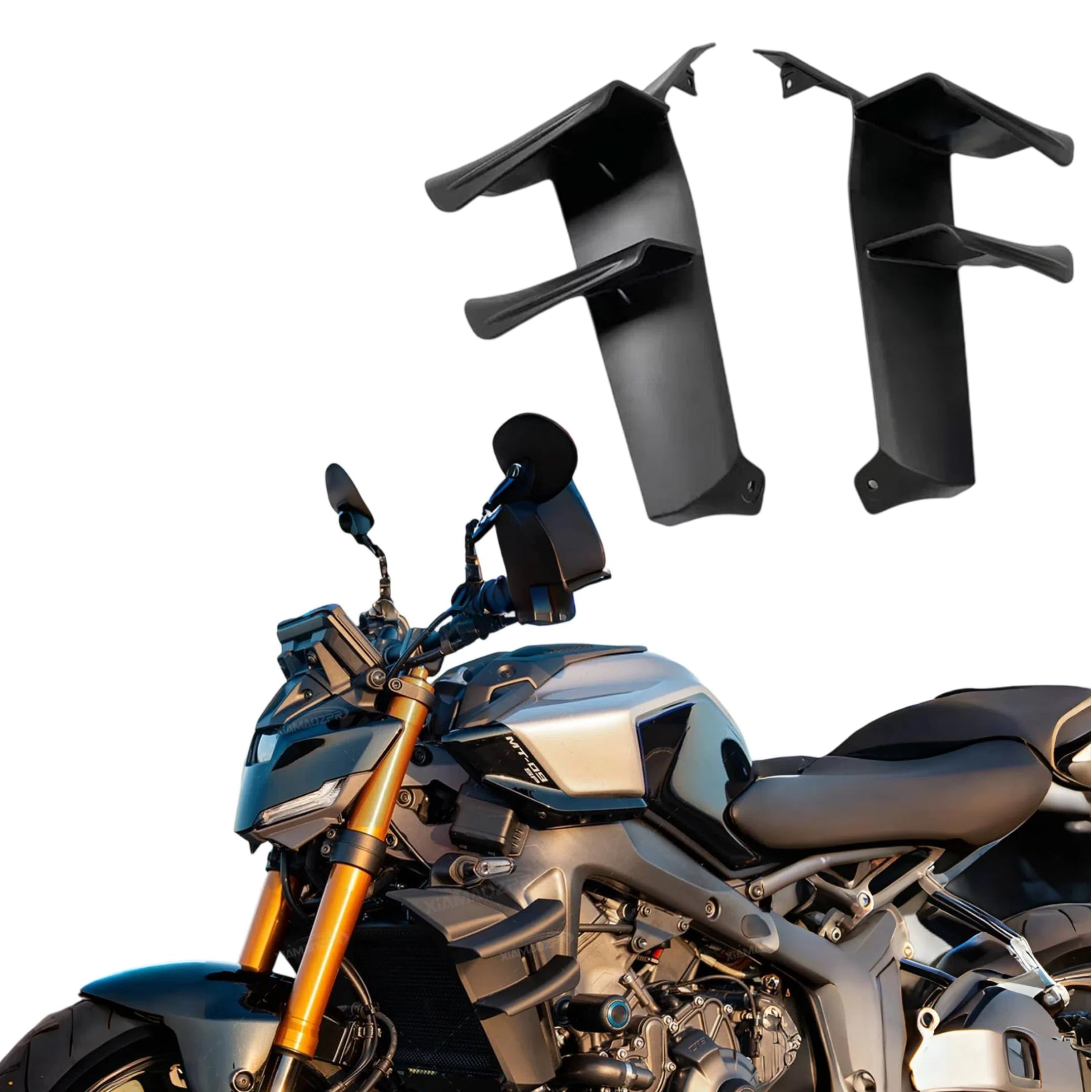 Eiksouvi Aerodynamic Wing Kit for MT-09 2024-2025 Front Wing Spoiler MT09 Custom Parts Air Wing
Eiksouvi Aerodynamic Wing Kit for MT-09 2024-2025 Front Wing Spoiler MT09 Custom Parts Air Wing