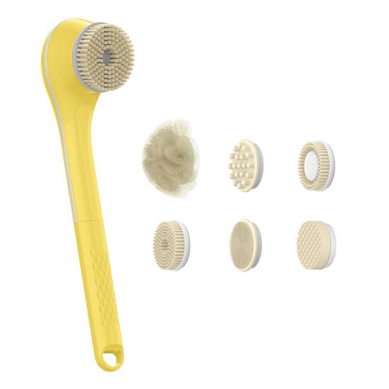 Electric Back Scrubber with 6 Brush Heads Waterproof 360 Degrees Rotation Long Handle Shower Brush Rechargeable Bath Tool for Exfoliation Massage
Electric Back Scrubber with 6 Brush Heads Waterproof 360 Degrees Rotation Long Handle Shower Brush Rechargeable Bath Tool for Exfoliation Massage