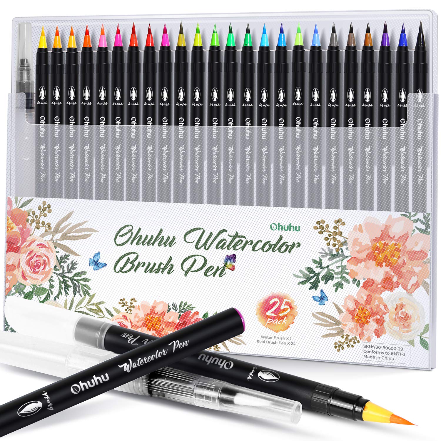 Ohuhu Watercolor Watercolor 24 1 Water Brush Color Watercolor Watercolor Learning Art Storage Case Included Pen, Brush, Colors, Pen, Pen, Set, Brush,
Ohuhu Watercolor Watercolor 24 1 Water Brush Color Watercolor Watercolor Learning Art Storage Case Included Pen, Brush, Colors, Pen, Pen, Set, Brush,