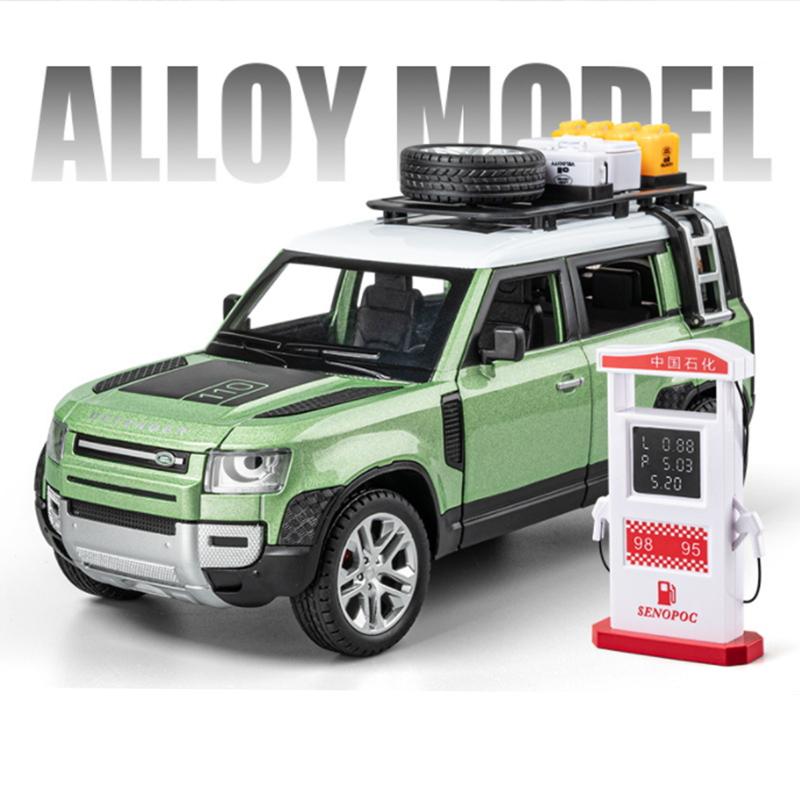 1/24 Позашляховик Range Rover Defender Модель автомобіля з алюмінієвого сплаву Лита імітаційна металева іграшка Позашляховики Модель автомобіля Звук і світло Дитячий подарунок
1/24 Позашляховик Range Rover Defender Модель автомобіля з алюмінієвого сплаву Лита імітаційна металева іграшка Позашляховики Модель автомобіля Звук і світло Дитячий подарунок