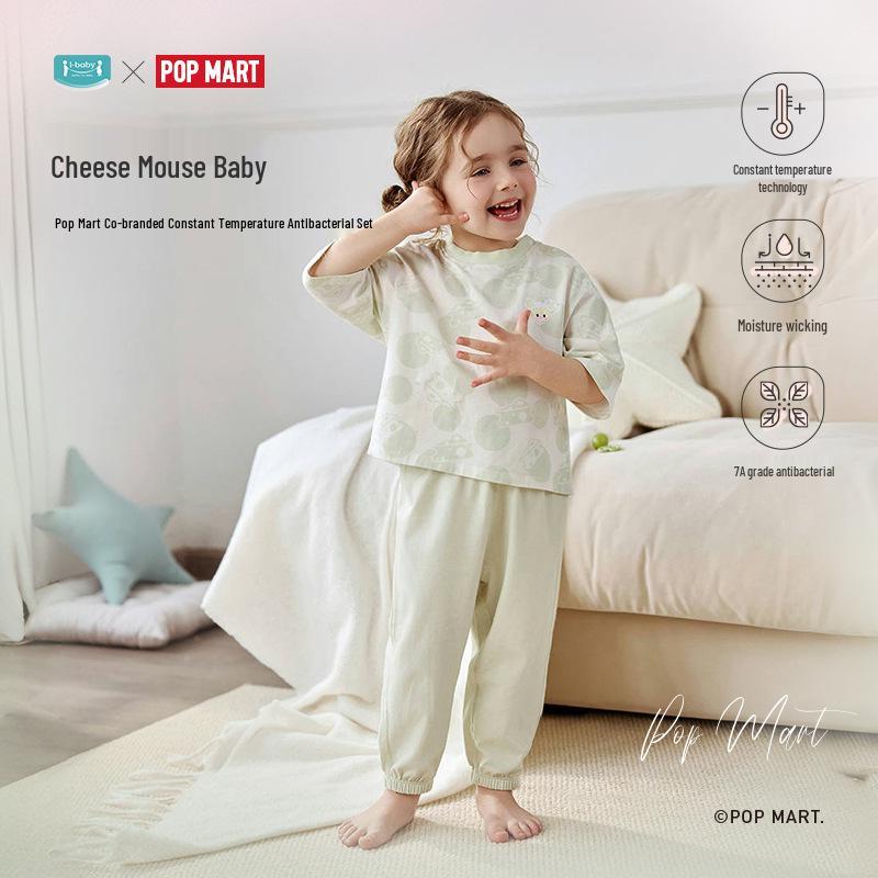 iBaby British Baby Pop Mart Co-branded Antibacterial Knit Homewear Set with Three-Quarter Sleeves and Long Pants 90
iBaby British Baby Pop Mart Co-branded Antibacterial Knit Homewear Set with Three-Quarter Sleeves and Long Pants 90