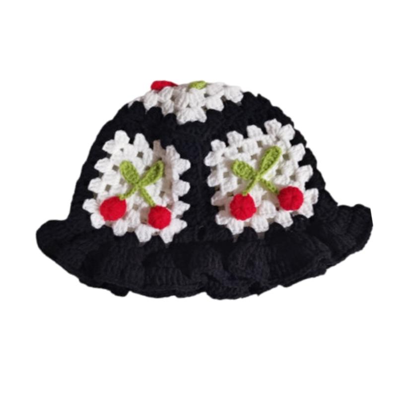 Breathable Weave Hat Cherry Embellished Casual For Beach And Daily Use M черный белый
Breathable Weave Hat Cherry Embellished Casual For Beach And Daily Use M черный белый