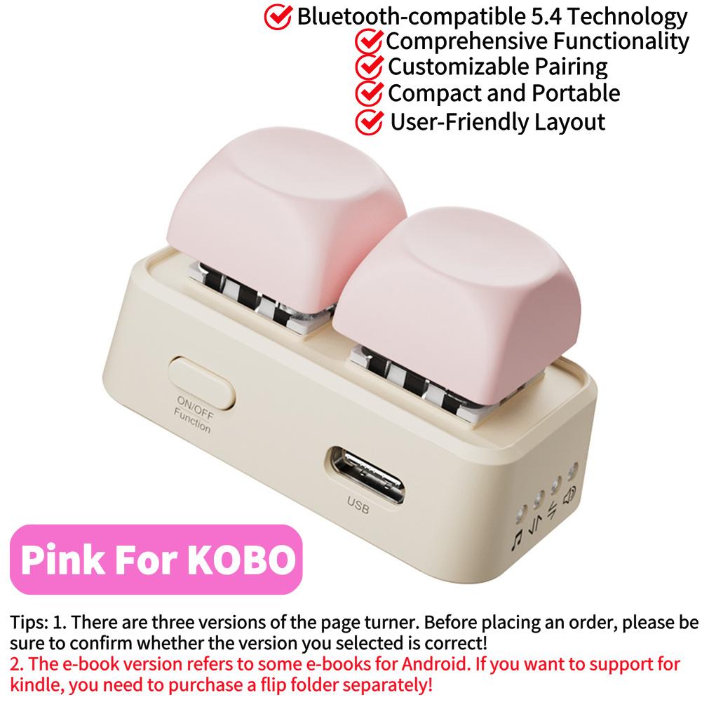 Multi-functional Keyboard Page Turner Blue Tooth Remote Control Dual Button Page Turner For Kobo E-Book Readers Lazy Artifact
Multi-functional Keyboard Page Turner Blue Tooth Remote Control Dual Button Page Turner For Kobo E-Book Readers Lazy Artifact
