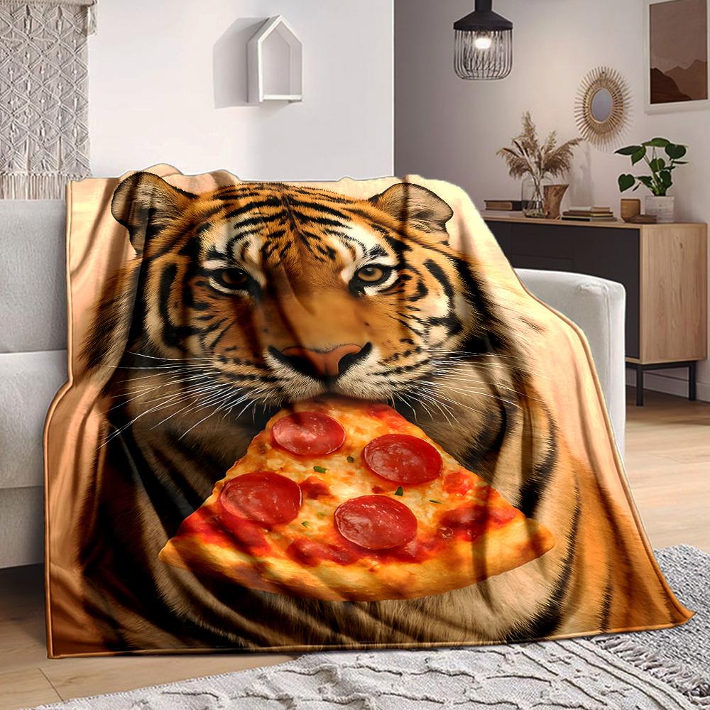 1pc Pizza Tiger Soft & Warm Polyester Knit Blanket, Digital Printed, All-Season Throw for Napping, Traveling, Sofa yy250906043 75x90cm
1pc Pizza Tiger Soft & Warm Polyester Knit Blanket, Digital Printed, All-Season Throw for Napping, Traveling, Sofa yy250906043 75x90cm