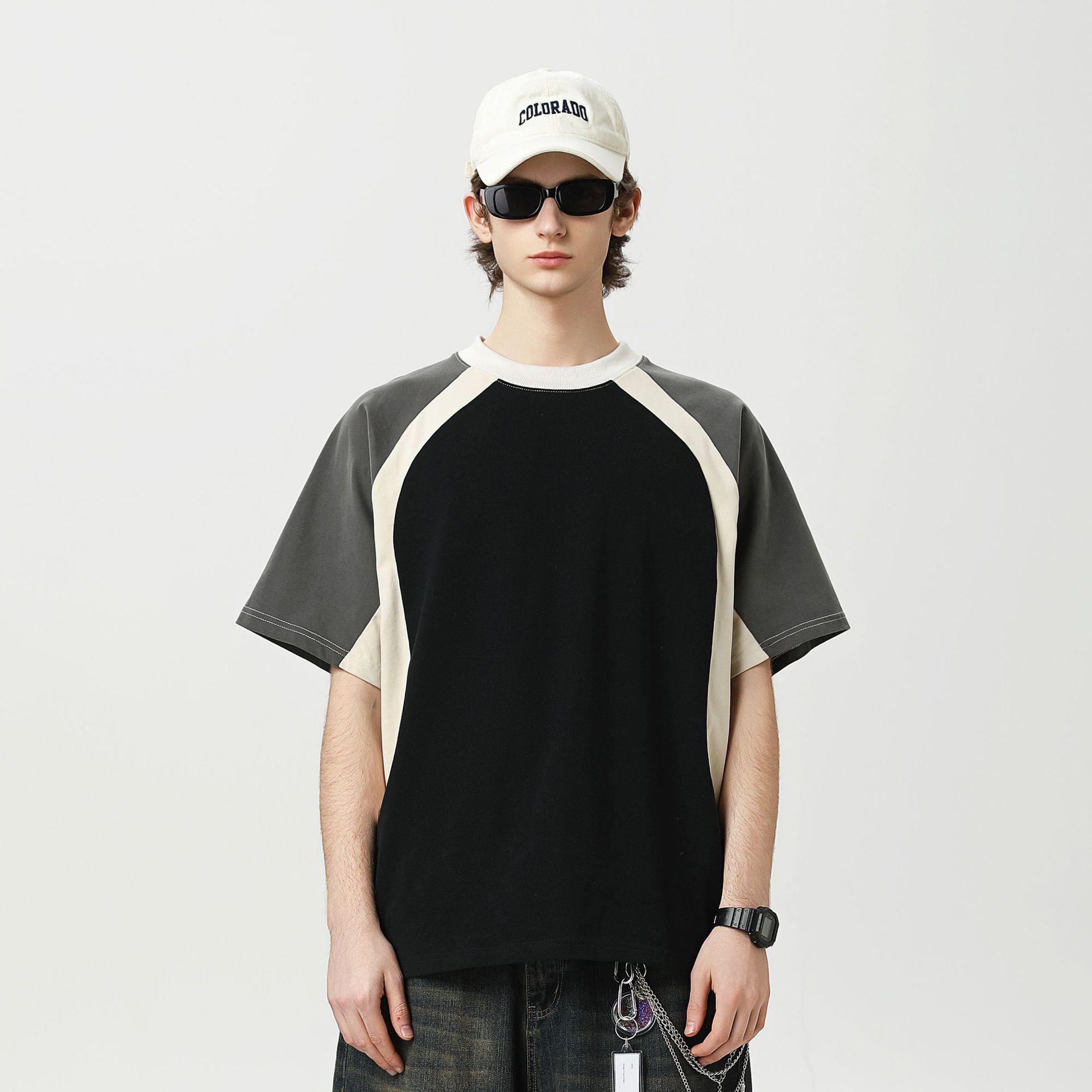 2026 Summer Heavyweight 260G Raglan Colorblock Short Sleeve T-shirt - Trendy Hong Kong Style for Men and Women, Casual Versatile Half Sleeve 2XL чорний
2026 Summer Heavyweight 260G Raglan Colorblock Short Sleeve T-shirt - Trendy Hong Kong Style for Men and Women, Casual Versatile Half Sleeve 2XL чорний