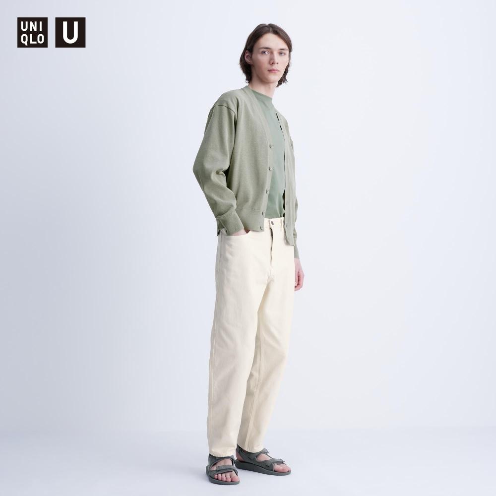 Цветные джинсы широкого кроя UNIQLO 
Цветные джинсы широкого кроя UNIQLO