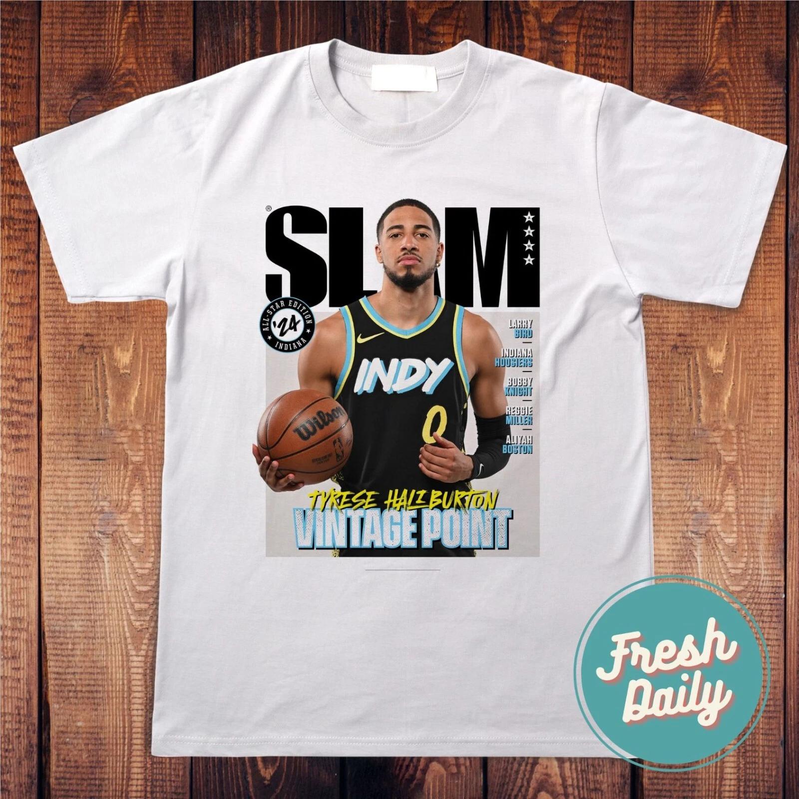 Tyrese Haliburton Slam T Shirt Indiana Tee L
Tyrese Haliburton Slam T Shirt Indiana Tee L
