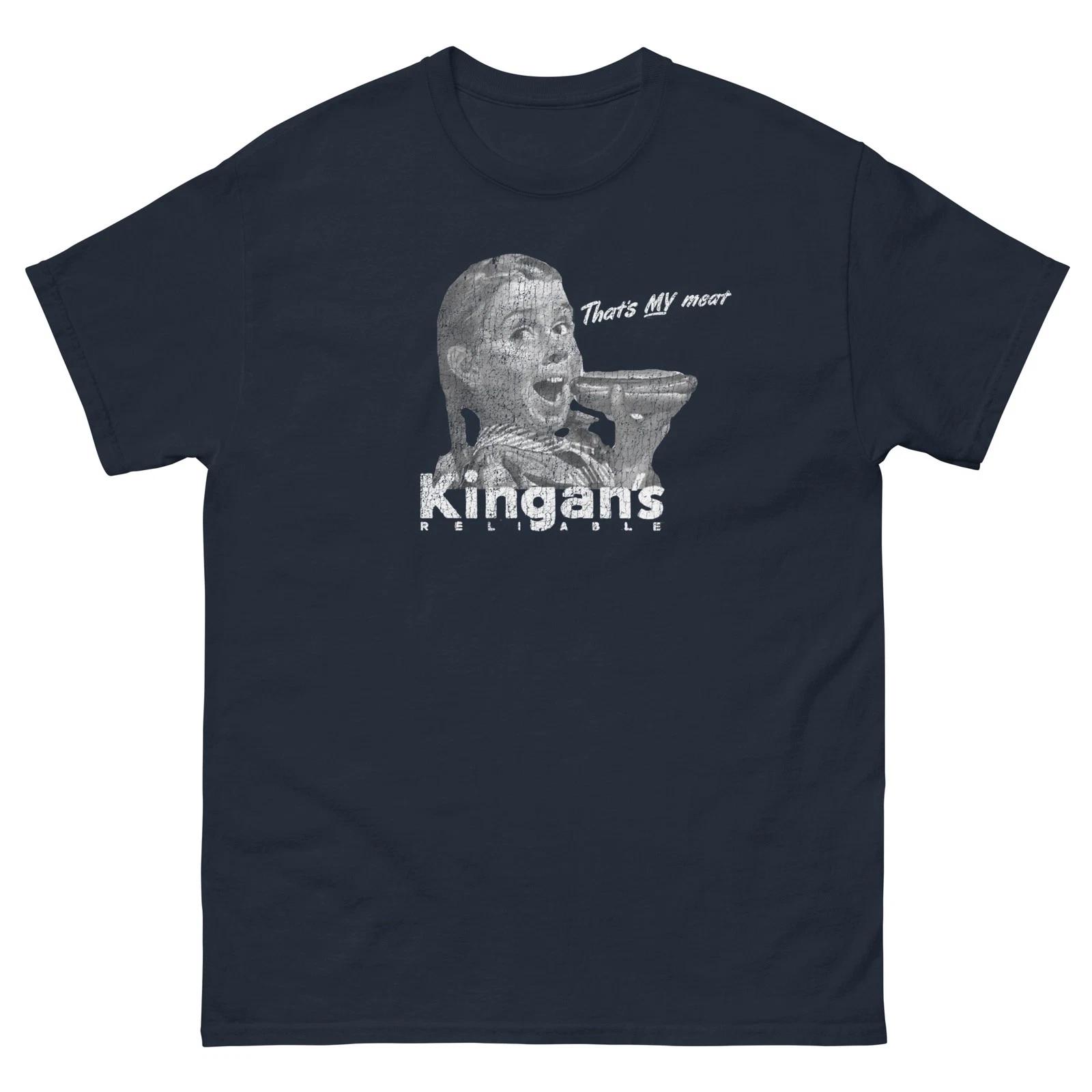 Kingan s Reliable Meat Wieners Graphic T Shirt Unisex classic tee M
Kingan s Reliable Meat Wieners Graphic T Shirt Unisex classic tee M