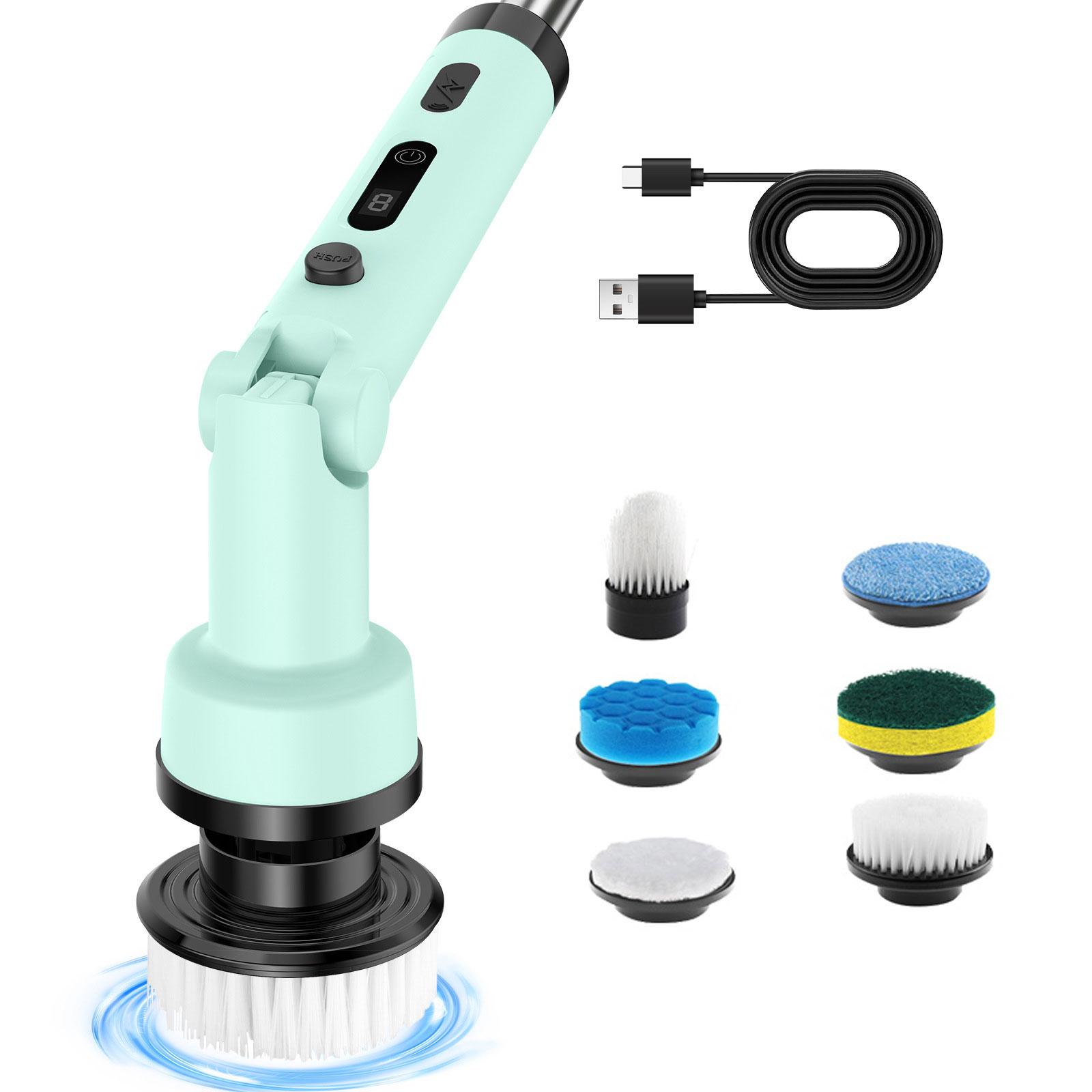 Электрическая вращающаяся скрубберная машина 9 в 1, электрическая очистка, вращение на 180 градусов, моющая машина с 9 сменными насадками для душа
Электрическая вращающаяся скрубберная машина 9 в 1, электрическая очистка, вращение на 180 градусов, моющая машина с 9 сменными насадками для душа