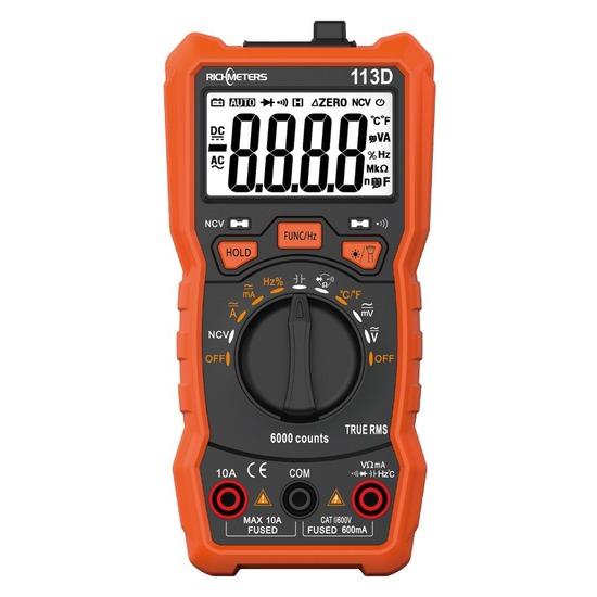 Цифровой интеллектуальный мультиметр RICHMETERS 6000 с цифровым дисплеем RM113D, портативный с магнитом
Цифровой интеллектуальный мультиметр RICHMETERS 6000 с цифровым дисплеем RM113D, портативный с магнитом