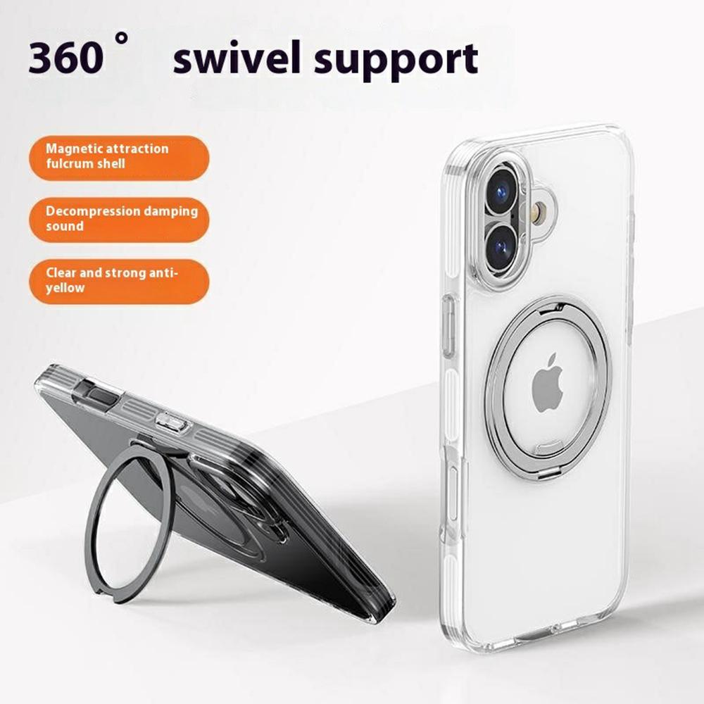 For iPhone 16 Case Compatible with MagSafe Gear Fulcrum Kickstand Electroplating Lens Frame PC+TPU Phone Cover Gold
For iPhone 16 Case Compatible with MagSafe Gear Fulcrum Kickstand Electroplating Lens Frame PC+TPU Phone Cover Gold