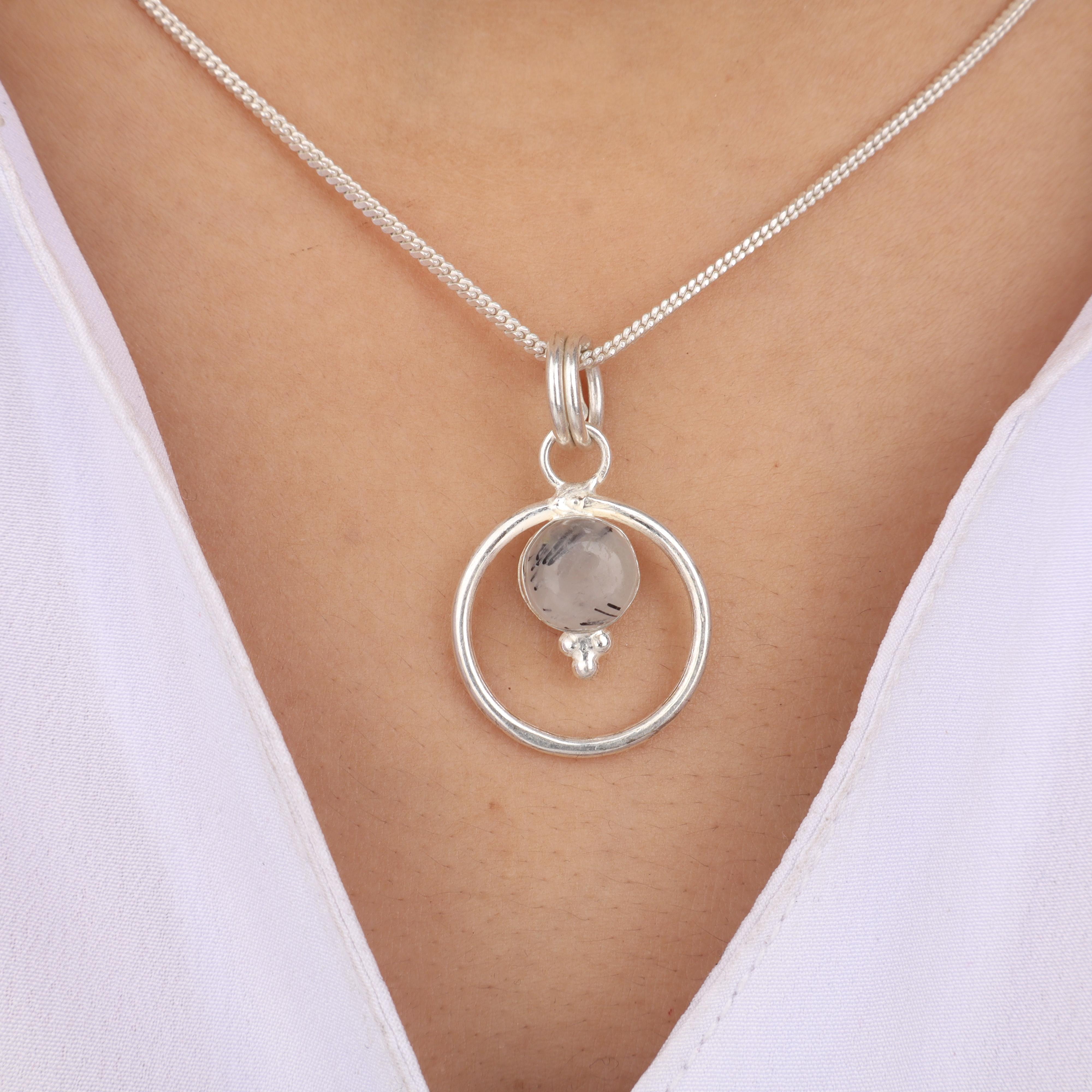 Black Rutile Gemstone 925 Sterling Silver Handmade Jewelry Designer Pendant 1.2 For Her PP-68-33
Black Rutile Gemstone 925 Sterling Silver Handmade Jewelry Designer Pendant 1.2 For Her PP-68-33