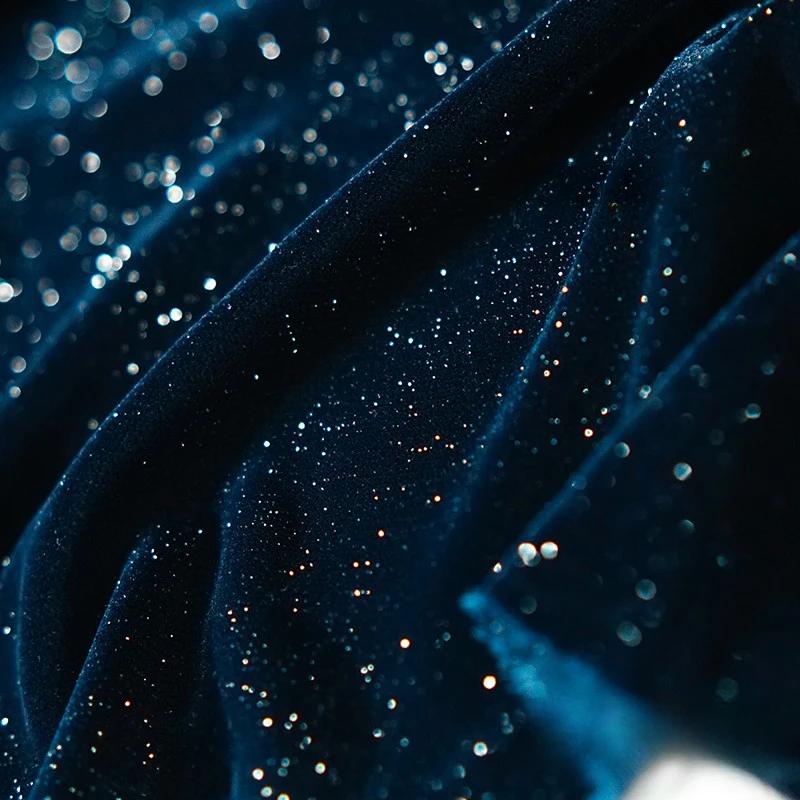 Soft Glint Velvet Fabric Silver Thread Woven with Dreamy Shimmering Texture Plush Non-slip Fabric for DIY Sewing Dress 100x140cm
Soft Glint Velvet Fabric Silver Thread Woven with Dreamy Shimmering Texture Plush Non-slip Fabric for DIY Sewing Dress 100x140cm